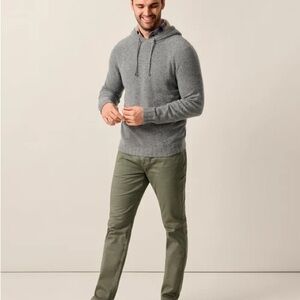 johnnie-O Charcoal Zip-Up Sweater
